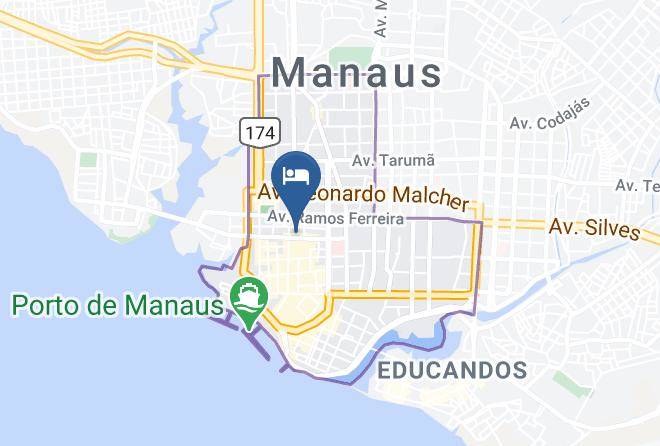 Manaus - Hotel Juma Opera Maps
