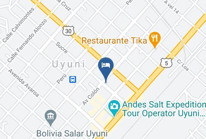 Antonio Quijarro - Hotel Jumari Maps