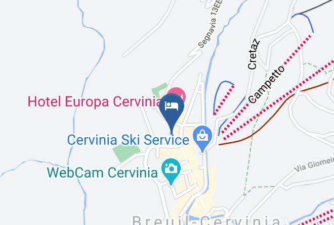 Aosta - Hotel Jumeaux Maps