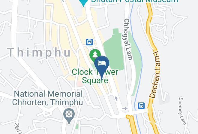 Thimphu - Hotel Jumolhari Maps