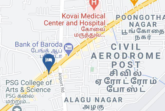 Coimbatore - Hotel Jump In & Out Maps