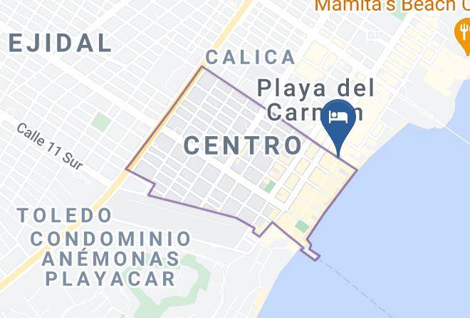 Hotel Jungla Caribe Map