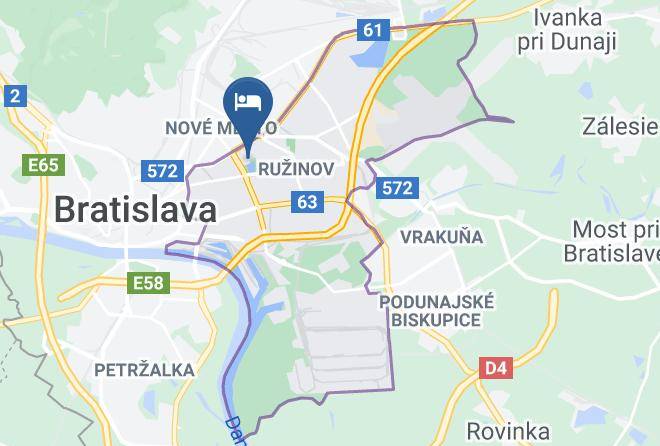 Bratislava Ruzinov - Hotel Junior Maps