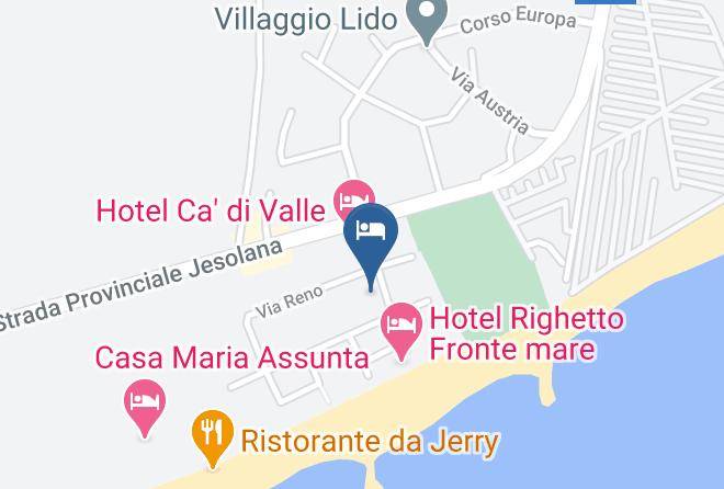 Hotel Junior Ca' Di Valle Map