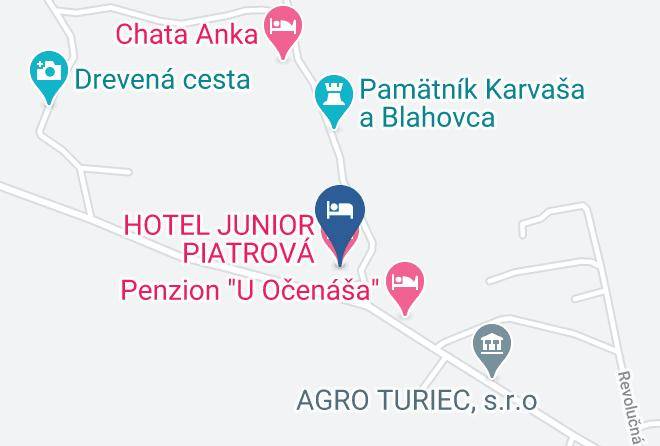 Martin - Hotel Junior Piatrova Maps