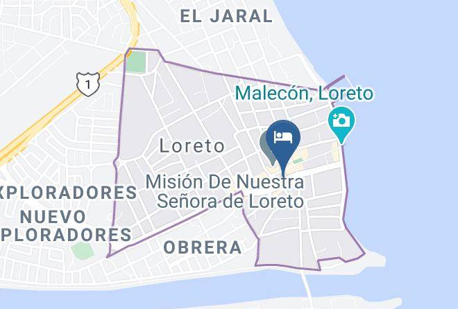 Loreto - Hotel Junipero Maps