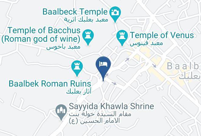 Baalbek - Hotel Jupiter Maps