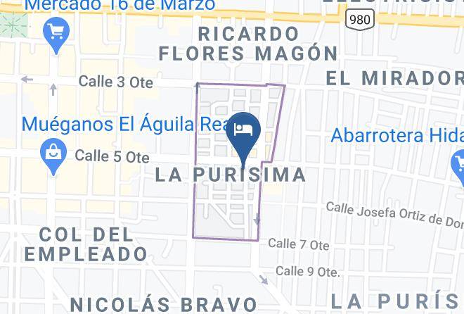 Tehuacan - Hotel Juquilita Maps