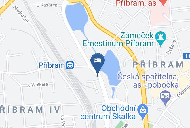 Pribram - Hotel Jurkos Maps