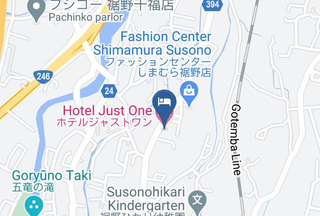 Susono City - Hotel Just One Maps