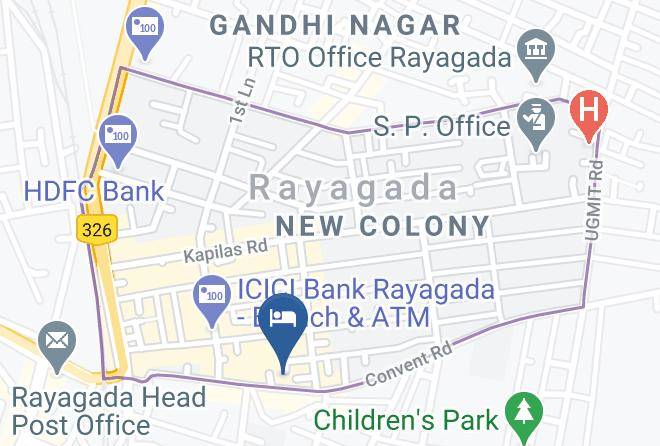 Rayagada - Hotel Jyothi Mahal Maps