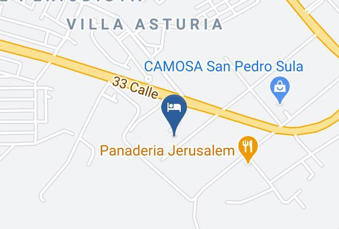 San Pedro Sula - Hotel K Lisma Maps