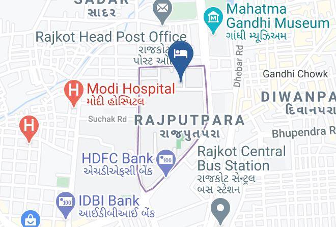 Rajkot - Hotel K Rose Maps