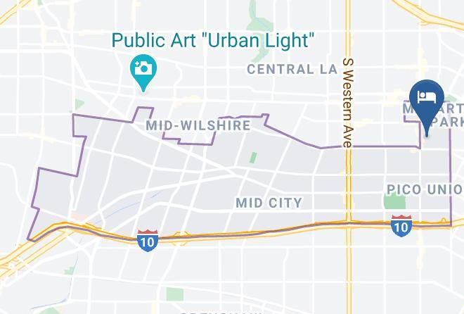 Los Angeles - Hotel K Town Maps