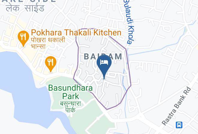 Hotel K2 Pokhara Map