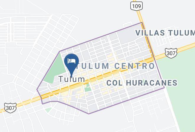 Tulum - Hotel Kaab Coba Maps