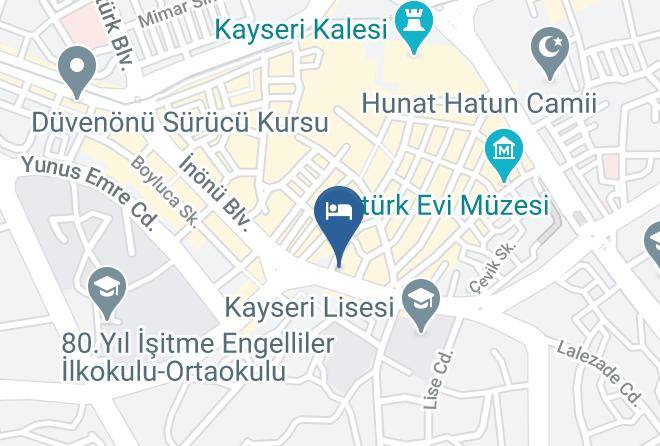 Melikgazi - Hotel Kadioglu Maps
