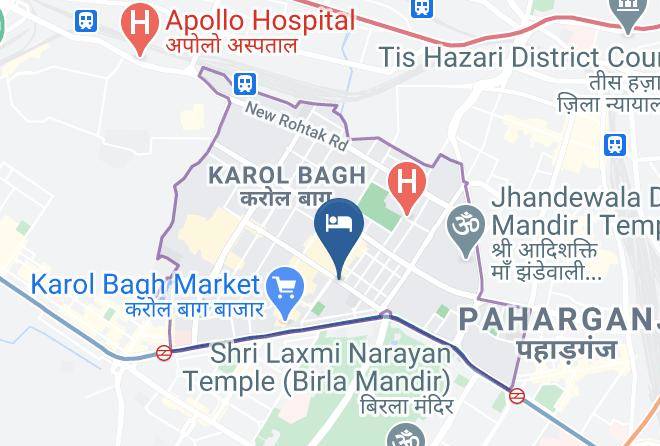 Karol Bagh - Hotel Kafila Maps
