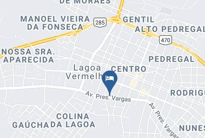 Lagoa Vermelha - Hotel Kaiana Maps