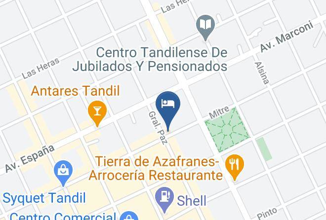 Tandil Partido - Hotel Kaiku Maps