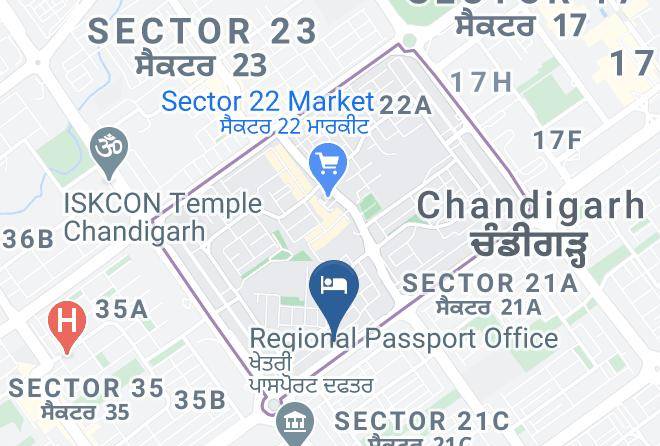 Sector 22 - Hotel Kailash Palace Maps