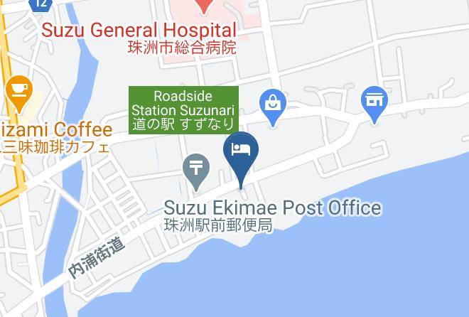 Suzu City - Hotel Kairakuso Maps