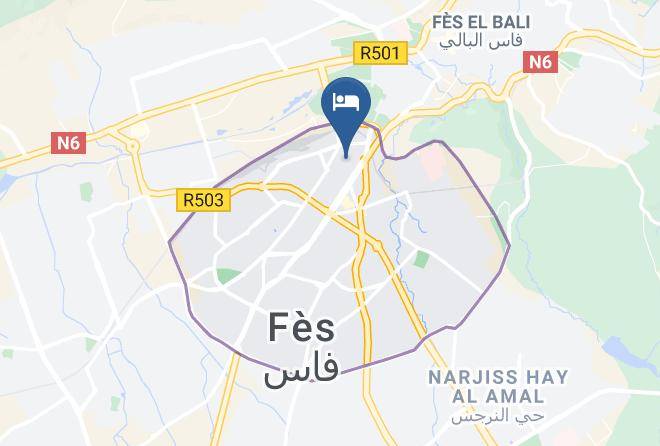 Fez - Hotel Kairouan Maps