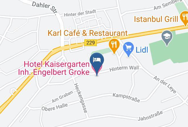 Markischer Kreis - Hotel Kaisergarten Inh Engelbert Groke Maps
