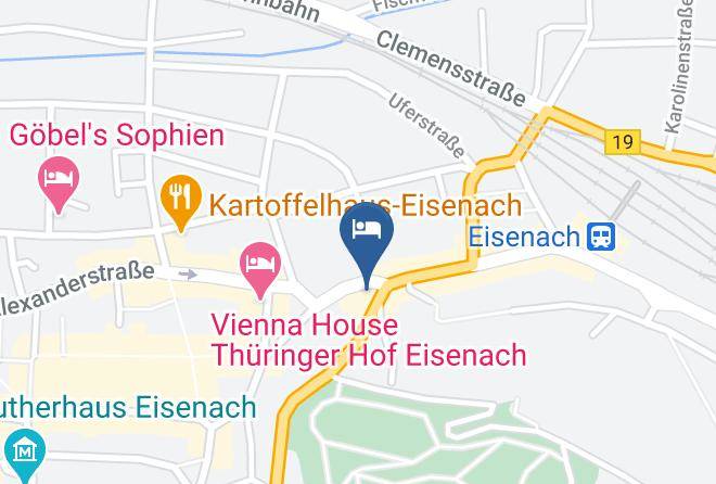 Eisenach - Hotel Kaiserhof Eisenach Thuringen Maps