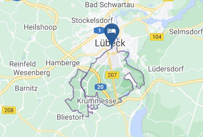 Lubeck - Hotel Kaiserhof Maps