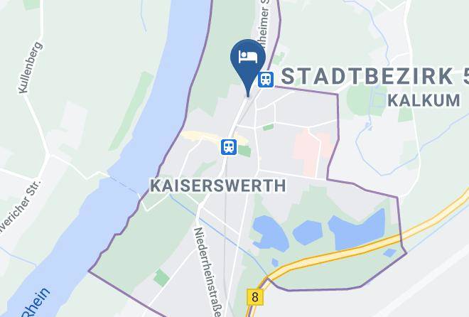 Dusseldorf - Hotel Kaiserswerth Maps