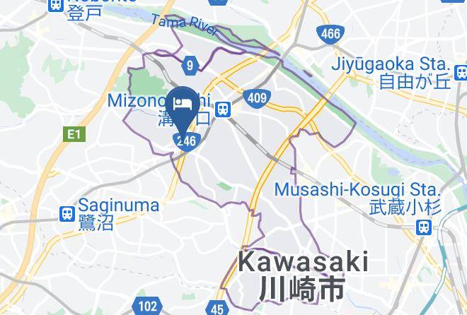 Kawasaki City Takatsu Ward - Hotel Kajigaya Plaza Maps