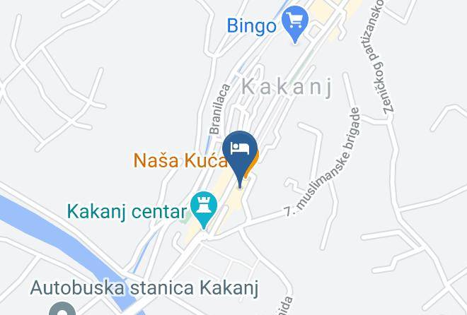 Zenicko Dobojski - Hotel Kakanj Maps
