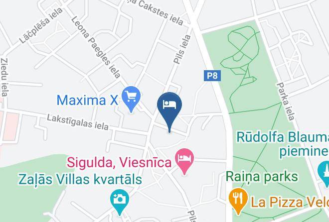 Sigulda - Hotel Kakis Maps