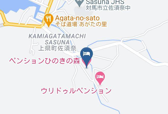 Tsushima City - Hotel Kakitani Maps
