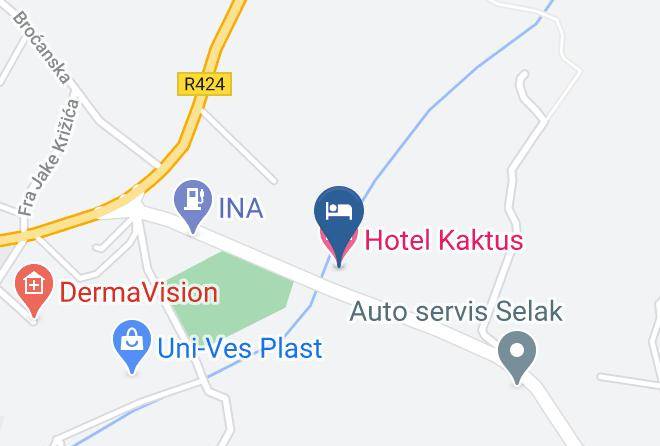 Hercegovacko Neretvanski - Hotel Kaktus Maps