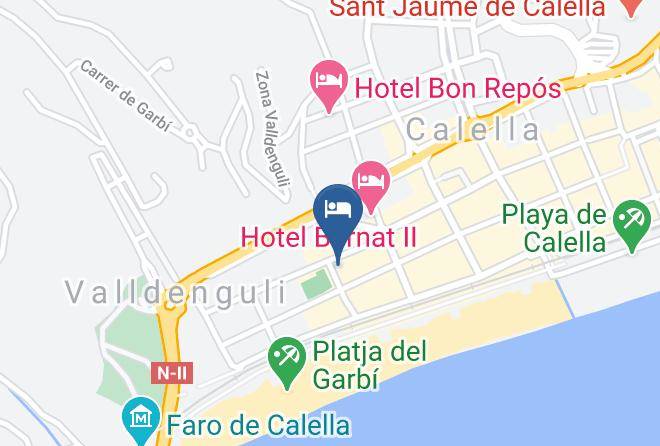 Barcelona - Hotel Kaktus Playa Maps