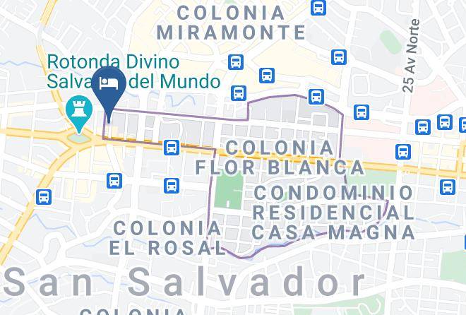 San Salvador - Hotel Kal Nawi Maps