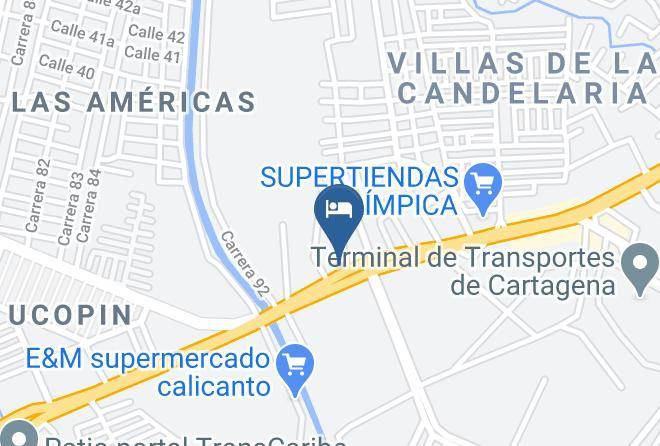 Cartagena De Indias - Hotel Kalamary De Indias Maps