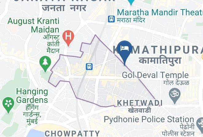 Mumbai - Hotel Kalapana Palace Maps