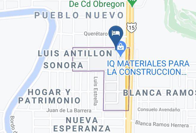 Cajeme - Hotel Kali Rv Park Maps