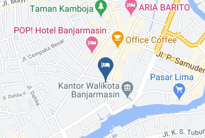 Banjarmasin - Hotel Kalimantan Maps