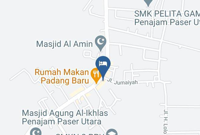 North Penajam Paser Regency - Hotel Kalimantan Maps
