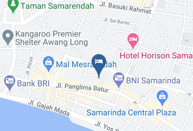 Samarinda - Hotel Kalimantan Maps