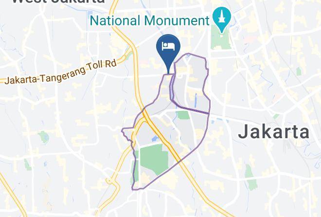 Central Jakarta - Hotel Kalisma Maps