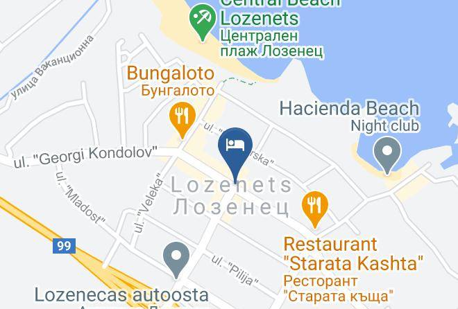 Tsarevo - Hotel Kalisto Maps