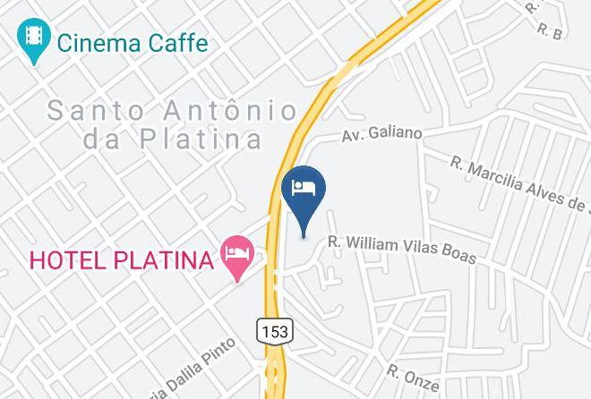 Santo Antonio Da Platina - Hotel Kally Maps