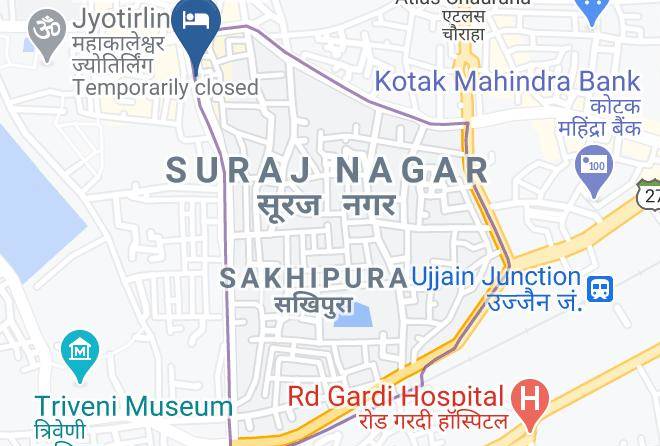 Ujjain - Hotel Kalpana Palace Ujjain Maps