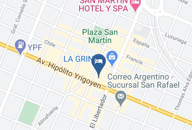 San Rafael - Hotel Rex Maps