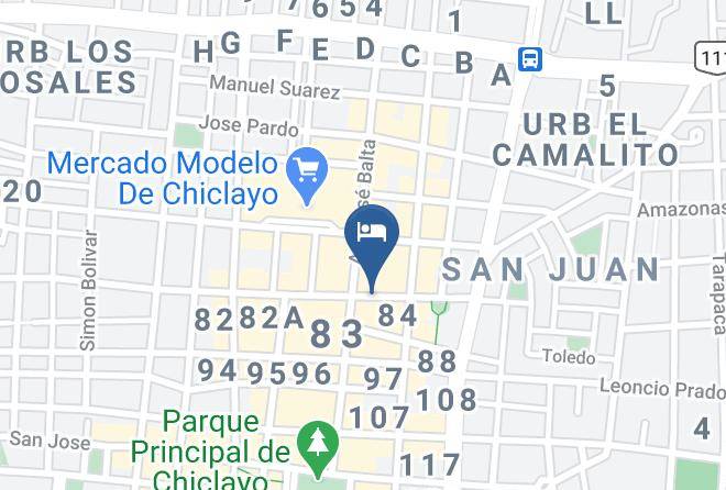 Chiclayo - Hotel Kalu Maps
